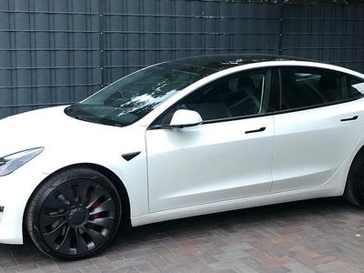Gebraucht Tesla Model 3 Performance 369 kW (503 PS) 2021 Weiß Limousine