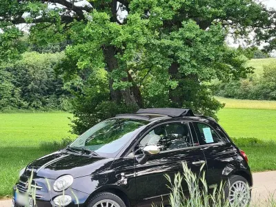 Gebraucht Fiat 500C Lounge 105 PS (77 kW) 2015 Schwarz Cabrio