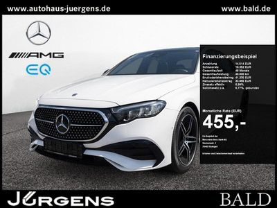 Weiss polarweiss Gebraucht 2023 Mercedes E220 AMG Limousine | 54.390 € (Etwas zu teuer)