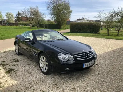 Gebraucht Mercedes SL500 306 PS (225 kW) 2002 Schwarz Cabrio