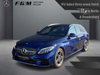 Blau Gebraucht 2020 Mercedes C300 AMG line Limousine | 33.470 € (Fairer Preis)