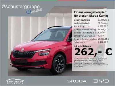 Gebraucht Skoda Kamiq Monte Carlo 150 PS (110 kW) 2022 Rot SUV