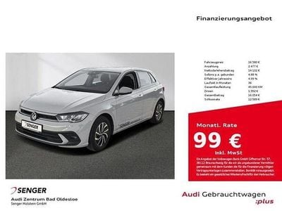 Gebraucht VW Polo Life 95 PS (69 kW) 2023 Ascotgrau Kleinwagen