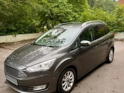 Gebraucht Ford Grand C-Max Titanium 125 PS (91 kW) 2018 Grau Van / Kleinbus