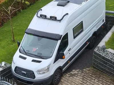Gebraucht Ford Transit 170 PS (125 kW) 2017 Weiß Van / Kleinbus