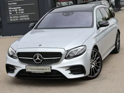 Gebraucht Mercedes E350 AMG line 286 PS (210 kW) 2019 Iridiumsilber metallic Kombi