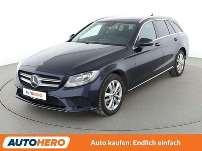 Gebraucht Mercedes C220 Avantgarde 194 PS (142 kW) 2019 Blau Kombi