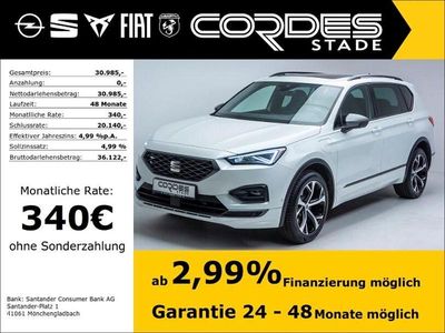 Weiss Gebraucht 2022 Seat Tarraco FR SUV | 30.985 € (Etwas zu teuer)