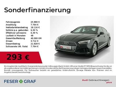 Manhattangrau metallic Gebraucht 2018 Audi A5 Sportback Sport Kleinwagen | 25.880 € (Superpreis)