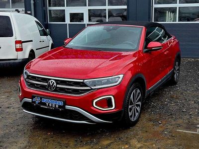 Gebraucht VW T-Roc Cabriolet Style 150 PS (110 kW) 2022 Kings red metallic (metallic) Cabrio