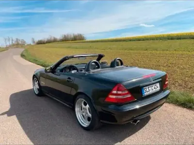 Gebraucht Mercedes SLK200 163 PS (119 kW) 2002 Schwarz Cabrio