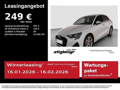 Gletscherweiß Gebraucht 2025 Audi A3 Advanced Plus Limousine | 31.370 € (Fairer Preis)