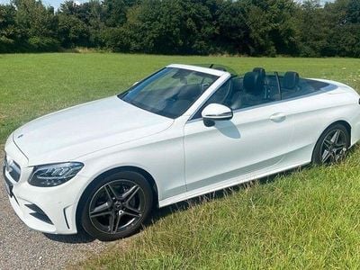 Gebraucht Mercedes C180 AMG line 156 PS (114 kW) 2018 Weiß Cabrio