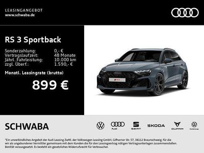 Neu Audi RS3 Sport 400 PS (294 kW) 2026 Grau Limousine
