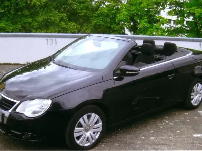 Gebraucht VW Eos 122 PS (89 kW) 2009 Schwarz Cabrio