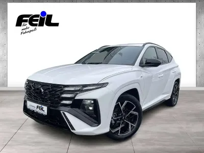 Neu Hyundai Tucson N Line 150 PS (110 kW) 2025 Atlas white SUV