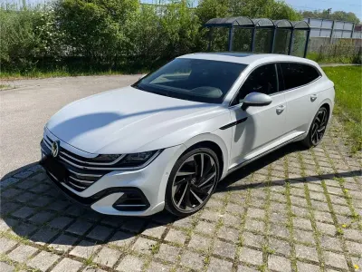 Gebraucht VW Arteon R-line 200 PS (147 kW) 2021 Weiß Limousine