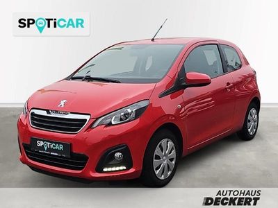 Rot Gebraucht 2021 Peugeot 108 Active Kleinwagen | 10.490 € (Etwas zu teuer)