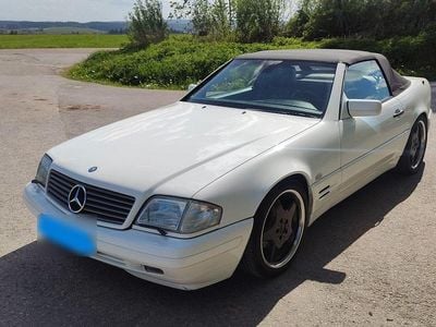 Gebraucht Mercedes SL320 231 PS (169 kW) 1996 Weiß Cabrio
