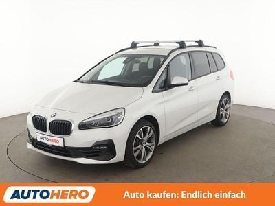 Gebraucht BMW 216 Gran Tourer Sport Line 109 PS (80 kW) 2018 Weiß Van / Kleinbus