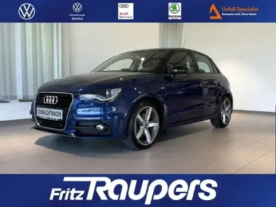 Gebraucht Audi A1 Sportback S-Line 122 PS (89 kW) 2015 Scubablau metallic Kleinwagen