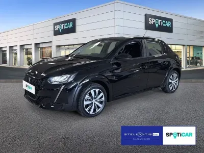 Gebraucht Peugeot e-208 Active 100 kW (136 PS) 2023 Schwarz Kleinwagen