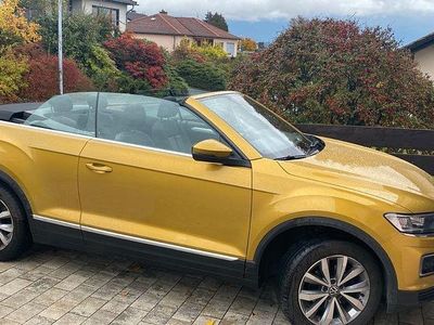 Gebraucht VW T-Roc Cabriolet Style 110 PS (80 kW) 2020 Gelb Cabrio