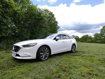 Weiß Gebraucht 2018 Mazda 6 Sports-Line Kombi | 16.950 € (Fairer Preis)