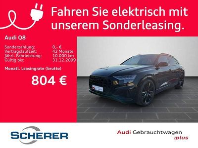 Second-hand Audi Q8 S-Line 381 CP (280 kW) 2021 Negru SUV