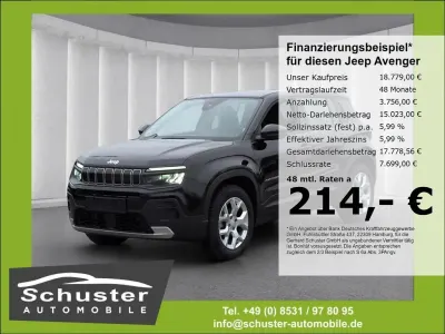Käytetty Jeep Avenger Altitude 101 HP (74 kW) 2024 Musta Katumaasturi