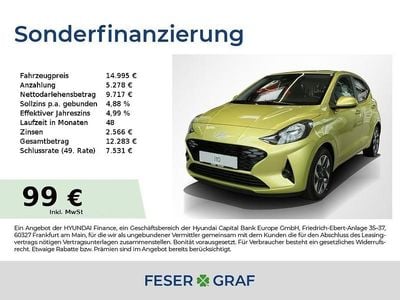 Gebraucht Hyundai i10 Comfort 63 PS (46 kW) 2025 Lucid lime Kleinwagen