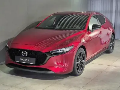 Neu Mazda 3 Homura-Line 140 PS (102 kW) 2025 Rot Limousine