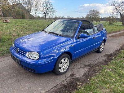Gebraucht VW Golf Cabriolet Conceptline 101 PS (74 kW) 1999 Blau Cabrio