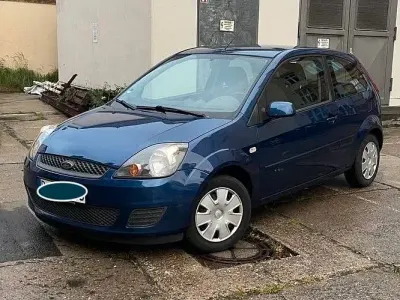 Gebraucht Ford Fiesta Style 69 PS (50 kW) 2008 Blau Kleinwagen