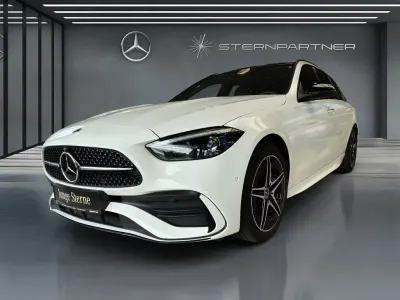 Gebraucht Mercedes C300e AMG 313 PS (230 kW) 2023 Weiß Limousine