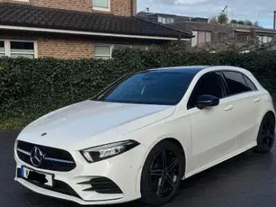 Brugt Mercedes A250 AMG line 224 HK (164 kW) 2020 Hvid Sedan