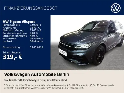 Gebraucht VW Tiguan Allspace R-line 245 PS (180 kW) 2022 Platinum grey metallic SUV