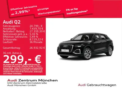 Gebraucht Audi Q2 Advanced 150 PS (110 kW) 2023 Schwarz SUV