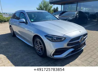 Gebraucht Mercedes C200 AMG line 163 PS (119 kW) 2022 Hightechsilber metallic Kombi