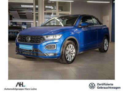 Blau Gebraucht 2021 VW T-Roc Cabriolet R-line Cabrio | 25.317 € (Guter Preis)