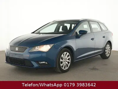 Gebraucht Seat Leon ST Ecomotive 110 PS (80 kW) 2014 Azul/blue apolo Kombi