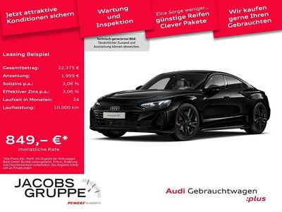 Mythosschwarz metallic Gebraucht 2024 Audi e-tron GT quattro Ambiente Limousine | 95.980 € (Teuer)