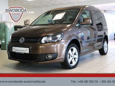 gebraucht VW Caddy Highline AHK STHZ Leder Nappa Xenon Navi