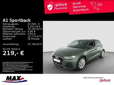 Brugt Audi A1 Sportback Advanced Plus 116 HK (85 kW) 2025 Grøn Hatchback