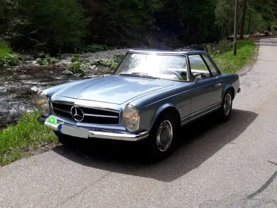 Gebraucht Mercedes SL280 170 PS (125 kW) 1968 Blau Cabrio