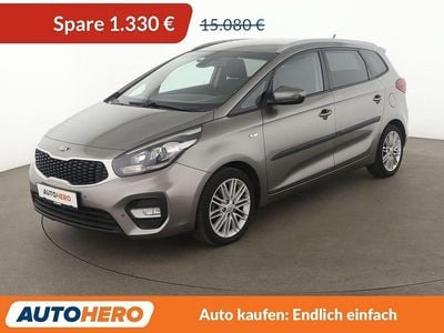 Gebraucht Kia Carens DREAM-TEAM Edition 141 PS (103 kW) 2018 Silber Van / Kleinbus