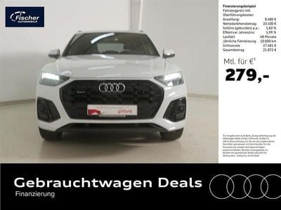 Gebraucht Audi Q5 S-Line 204 PS (150 kW) 2024 Gletscherweiß metallic SUV
