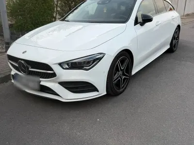 Brugt Mercedes CLA220 AMG line 190 HK (139 kW) 2019 Hvid Sedan