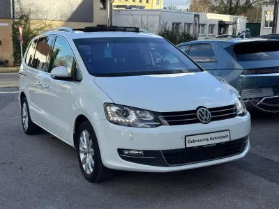 Gebraucht VW Sharan Highline 220 PS (161 kW) 2018 Weiß Van / Kleinbus
