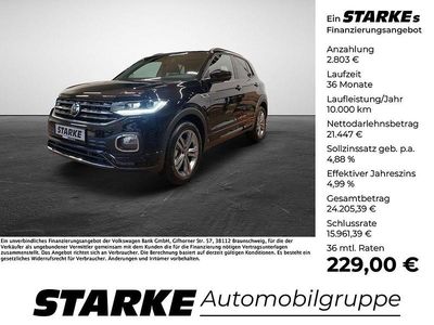 Second-hand VW T-Cross R-line 110 CP (80 kW) 2023 Negru SUV